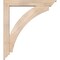 Ekena Millwork Thorton Traditional Smooth Bracket w/ Offset Brace, Douglas Fir, 5 1/2"W x 32"D x 36"H BKT0604X32X36THR01SDF - alternate 3